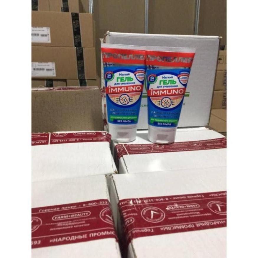 Sữa Rửa Mặt Ngừa Mụn Immuno Dạng Gel Của Nga - 150ml - Mịn màng đưa làn da bị mụn trở về thư thái | BigBuy360 - bigbuy360.vn