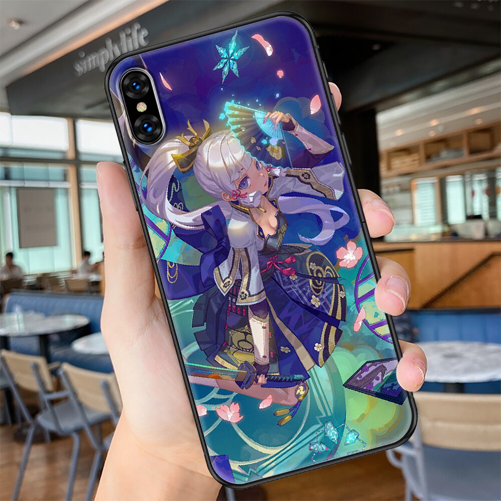 Ốp điện thoại Genshin Impact: Ayaka cho Samsung, Iphone, Xiaomi, Vsmart, Iphone, Oppo, Huawei, Vivo...