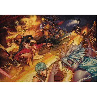 Poster phim Fairy Tail, One Piece, Kuroko, Yu-Gi-Oh