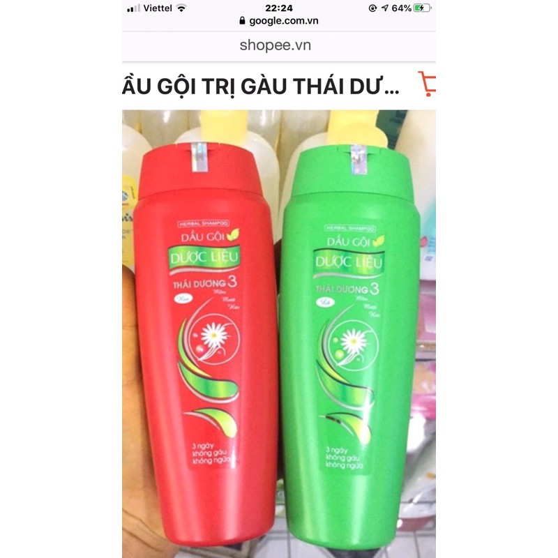 dầu gội thái duơng 3 loại 200ml | BigBuy360 - bigbuy360.vn