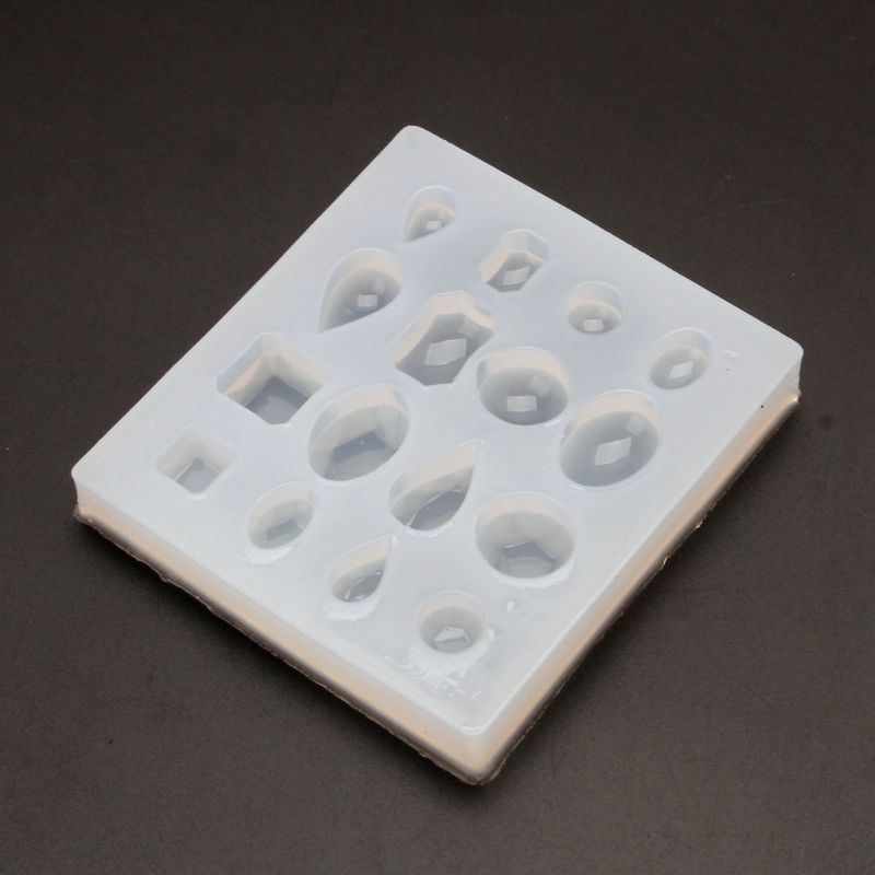 Khuôn Silicone Làm Trang Sức Hình Oval / Vuông / Tròn