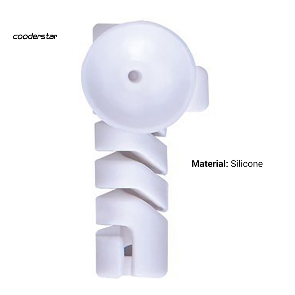 Set 2 Phụ Kiện Bảo Vệ Dây Cáp Sạc Hình Xoắn Ốc Tiện Lợi Mềm