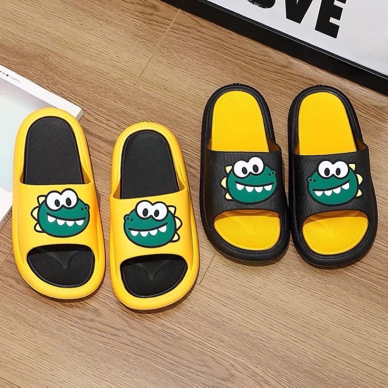 Dép Khủng Long Siêu Cute Dành Cho Cả Nam Và Nữ, Dép Quai Ngang Unisex Siêu Bền