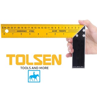 TOLSEN Thước Ke Thước Đo Góc Vuông 250mm 10inch 35080