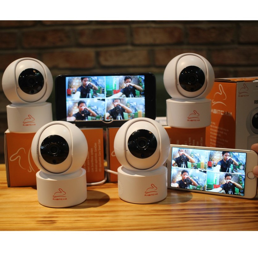 Camera quan sát 360 Rabitcam TN20 nhỏ gọn, hình ảnh Full HD sắc nét, đàm thoại 2 chiều tốt, kèm thẻ nhớ 32GB | BigBuy360 - bigbuy360.vn