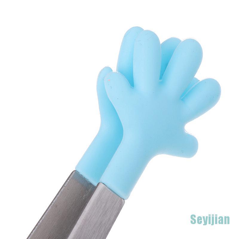 Kẹp Gắp Đá / Salad / Thực Phẩm Bằng Thép Không Gỉ Silicone Tiện Lợi Dành Cho Nhà Bếp