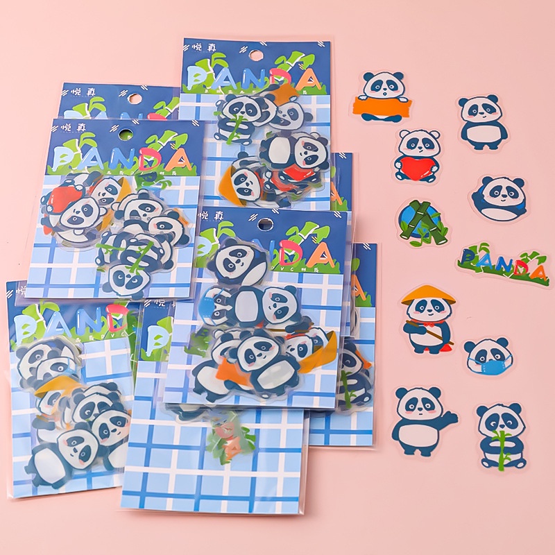 Miếng Dán Trang Trí Bằng PVC Hình Động Vật Hoạt Hình Chống Thấm Nước