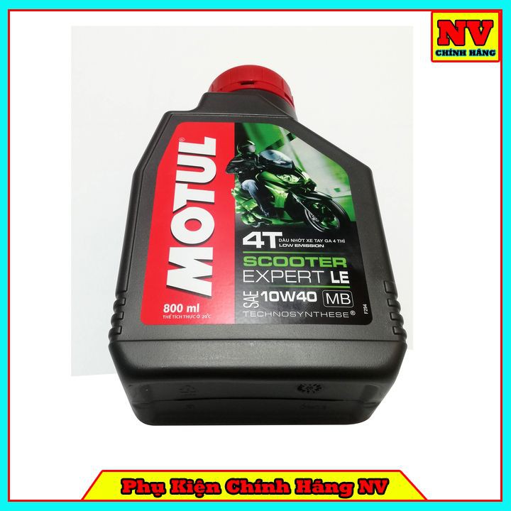 Dầu Nhớt Motul Xe Tay Ga Scooter Expert Le 10W40 800ML