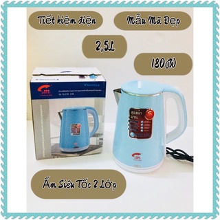 [FREESHIP] 💥 Ấm Siêu Tốc Thái Lan- Ấm Siêu Tốc Cách Nhiệt 2 Lớp💥
