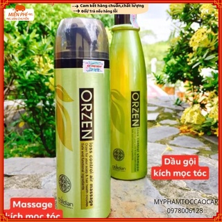 ✅(Orzen_Korea)  BỘ SẢN PHẨM GỘI VÀ MASSAGE KÍCH THÍCH MỌC TÓC ORZEN 320ML HÀNG CHÍNH HÃNG