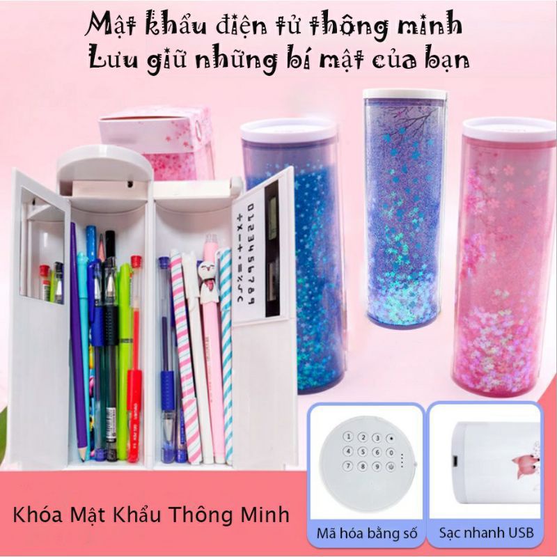Hộp Đựng Bút Khóa Mật Mã Thông Minh
