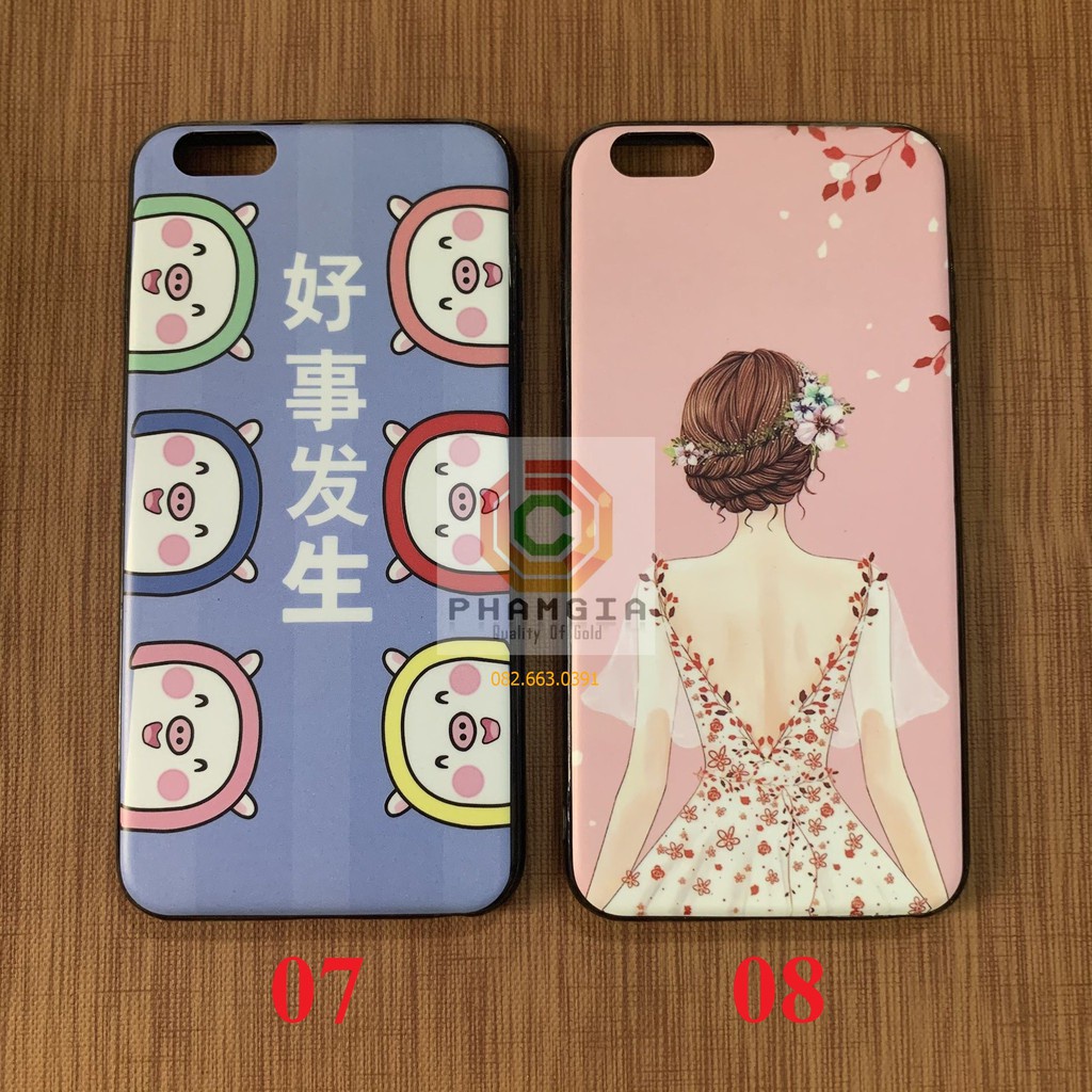 Ốp lưng iphone 6 plus (6+) in hình đẹp, viền dẻo đen silicon ( phần 3)