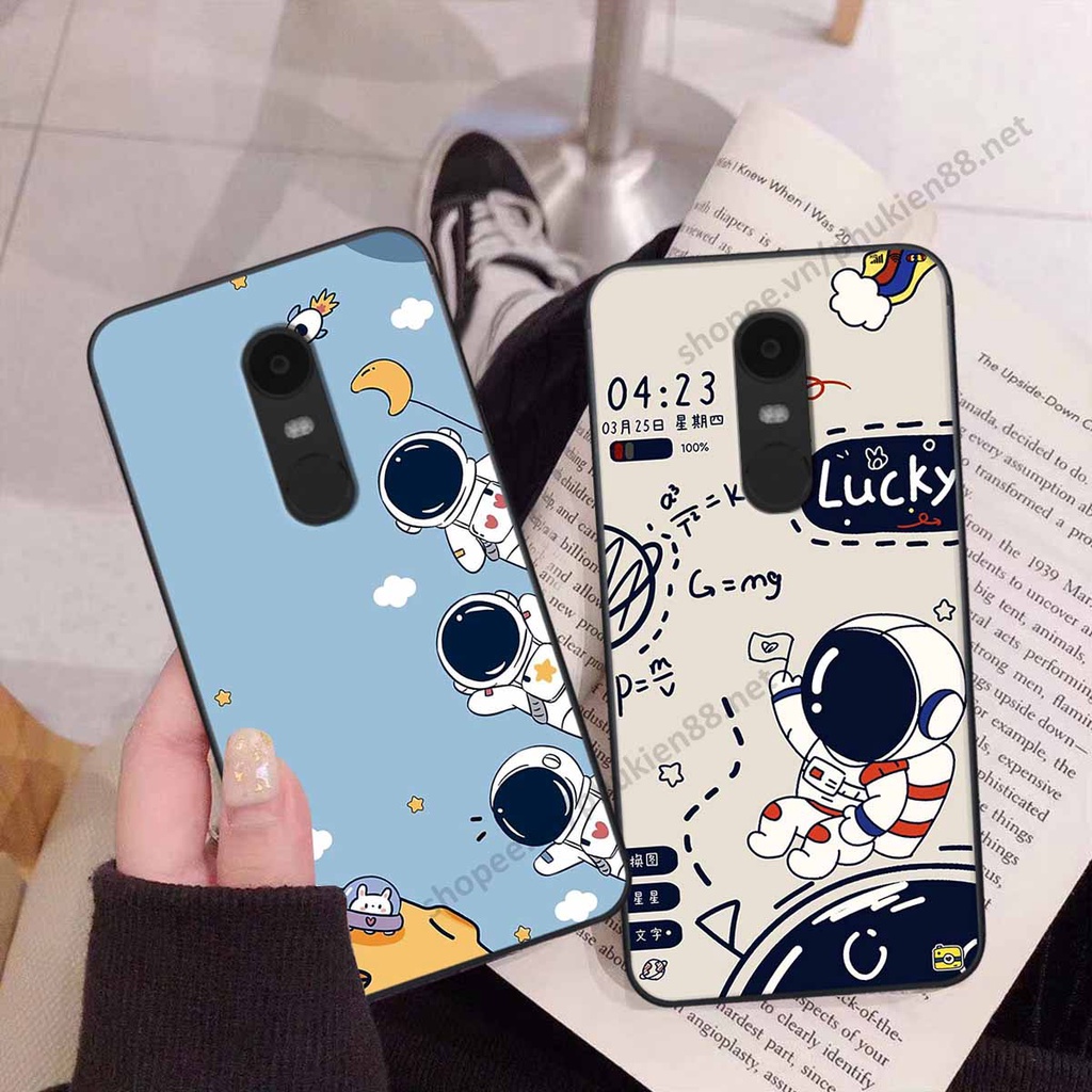 Ốp lưng Xiaomi Redmi Note 4/4X/ Redmi 5 Plus hình phi hành gia, roro jump, điện tử dễ thương - Giá rẻ tốt nhấ