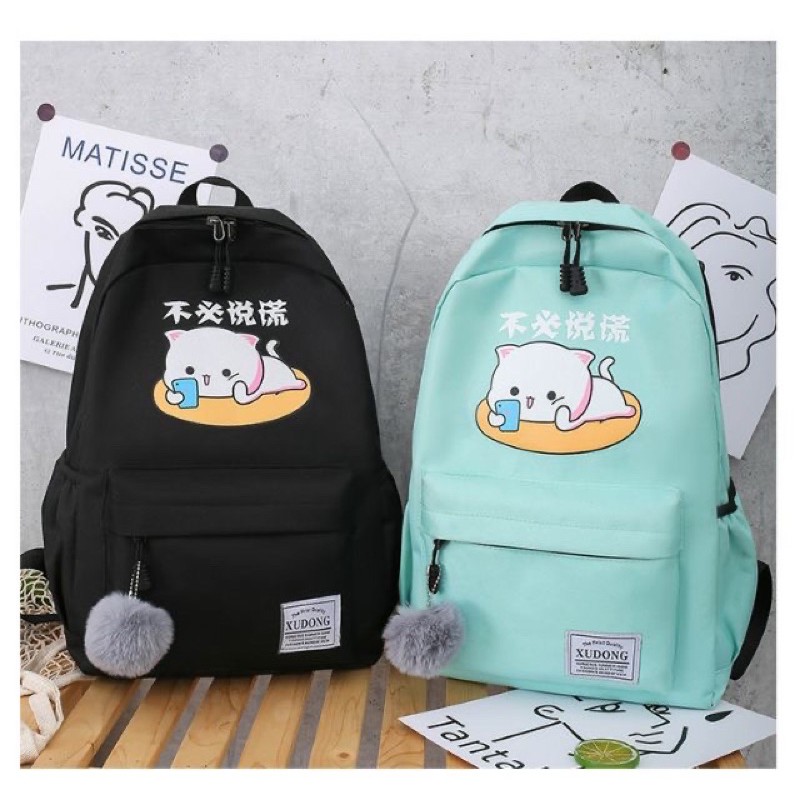 Balo Thời Trang Nam Nữ Mèo Chụp hình