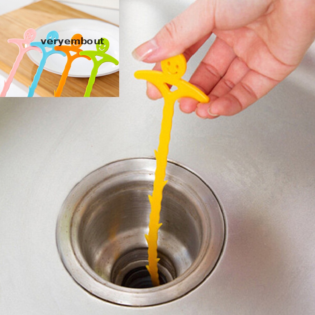 ut Kitchen Sink Drain Cleaner Tool Bathroom Toliet Removal Clog Hair D