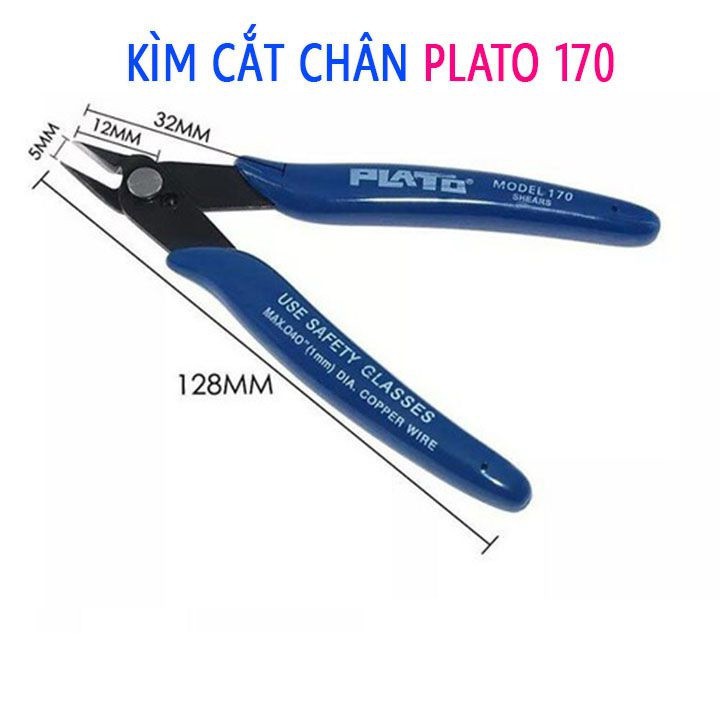 Kìm cắt chân linh kiện giá rẻ PLato 170