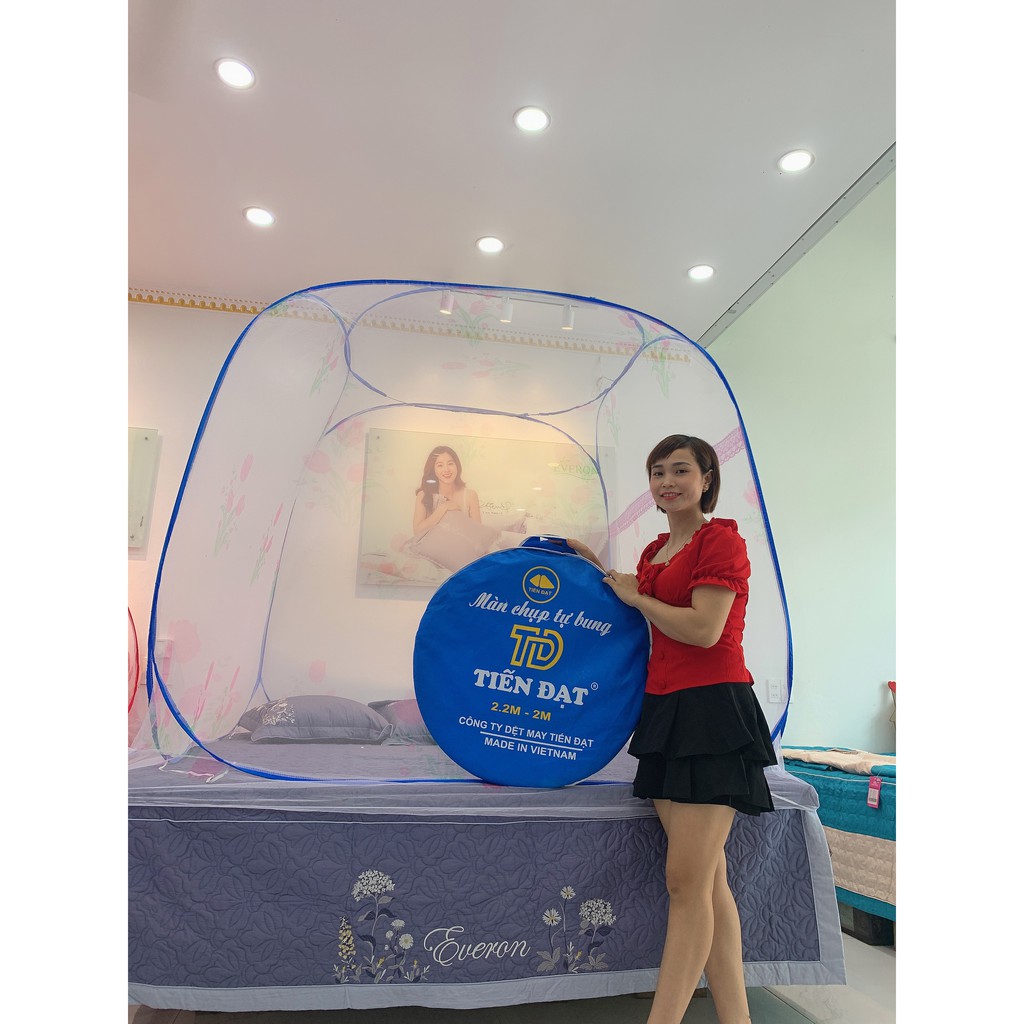 (deal sốc) Mùng Chụp Đỉnh Rộng TIẾN ĐẠT - Hàng Việt Nam cao cấp