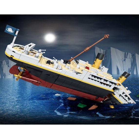 Đồ chơi mô hình xếp hình lắp ráp Lego Tàu Titanic 2022pcs No.6005 II NON LEGO