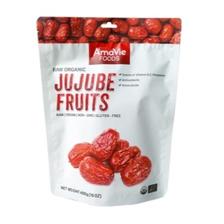 Táo đỏ hữu cơ AmaVie Foods Organic Jujube 450g