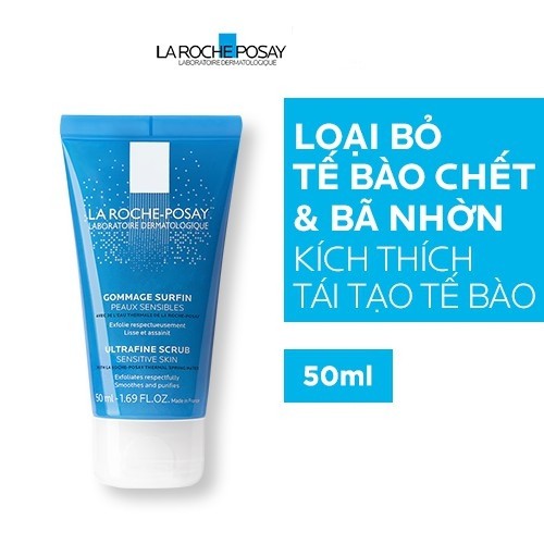 Bộ 3 sản phẩm (2 Gel rửa mặt 50 ml + 1 Gel làm sạch tế bào chết 50 ml) La Roche-Posay nhiều loại