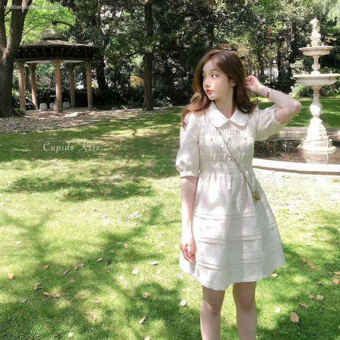 Đầm chiết eo thời trang mùa hè trẻ trung phong cách mới 2021 cho nữ | BigBuy360 - bigbuy360.vn