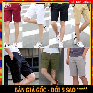 ❤️ cho xe hàng ❤️ QUẦN SHORT KAKI NAM LƯNG THUN CÓ TÚI GIÁ RẺ BÁN SỈ MÀU ĐEN XANH ĐỎ TRẮNG SỌT ĐÙI LỮNG THỂ THAO