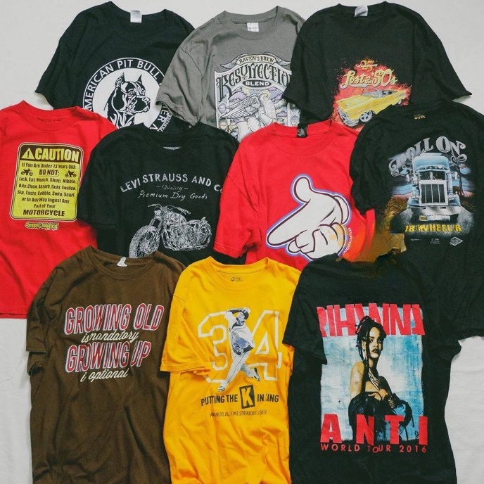 2Hand - Áo Thun Mỹ, Áo Phông Secondhand Nam Nữ Chất Xịn Vải Cotton Hàng Tuyển Loại 1 - Mẫu 2