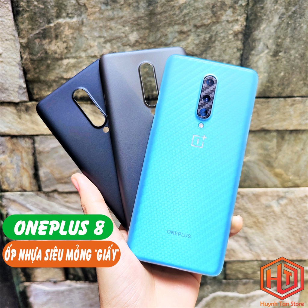 Ốp lưng Oneplus 9, 9 Pro, 8, 8T , 8 Pro , 7 Pro dẻo nhựa siêu mỏng giấy chống bám vân tay, chất lượng như hãng Memumi