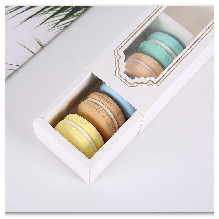 Hộp Đựng Bánh Macaron Bằng Giấy Tiện Dụng