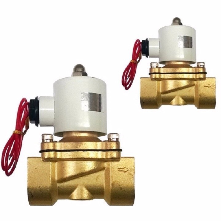 Van điện từ phi 21, phi 27,phi 34 thường đóng 220V van nước điều khiển bằng điện [LOẠI TỐT, BÁN CHẠY]