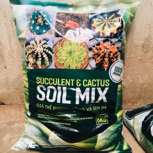 Đất trồng sen đá soilmix 1kg