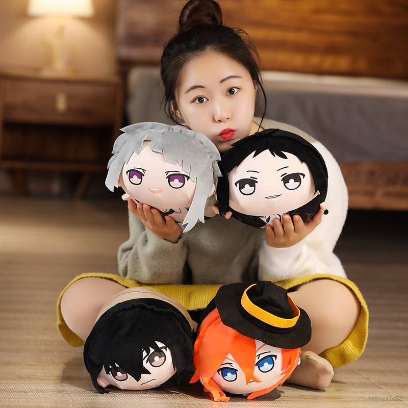 Đồ chơi nhồi bông Hình Các Nhân Vật Anime Dazai Osamu Atsushi Cho Trang Trí Nhà