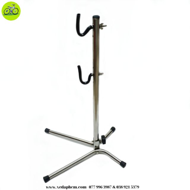 Chân chống dựng xe đạp INOX hoặc SẮT móc treo 1 bên nâng xe
