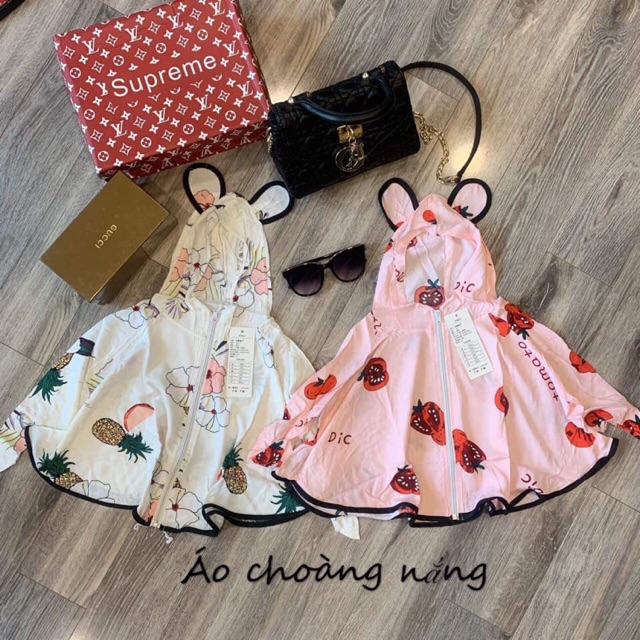 Áo chống nắng bé gái