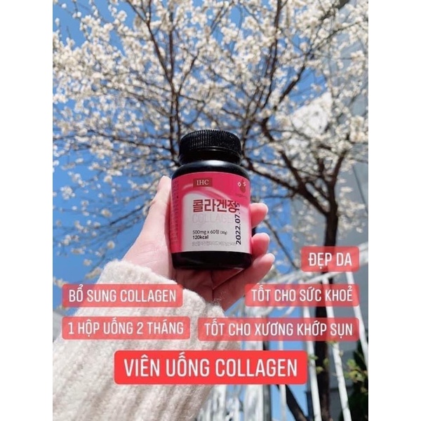 [Có bill]Viên Uống Collagen, Viên Uống Cấp Nước IHC 2In1 Sự Kết Hợp Tuyệt Vời Cho Da Cực Kì Hiệu Quả