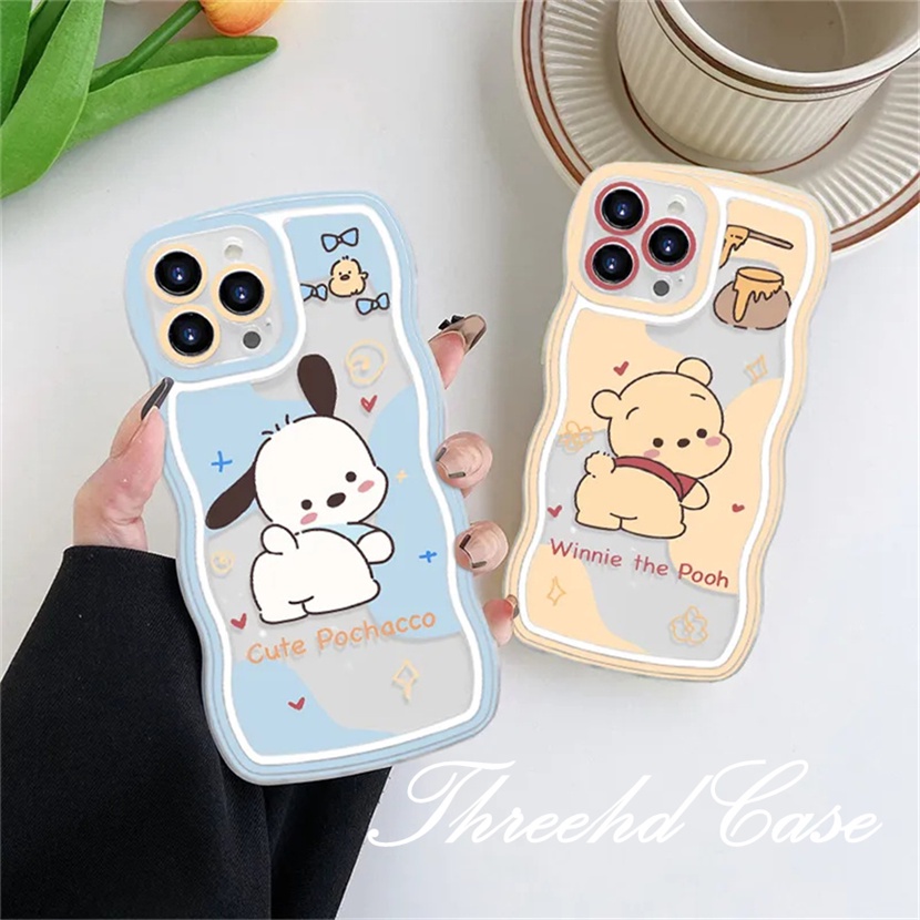 Ốp Điện Thoại Mềm Chống Rơi Họa Tiết Hoạt Hình Cho iPhone 14 13 12 11 Pro Max SE2020 X XR Xs Max 7 8 6 6s Plus