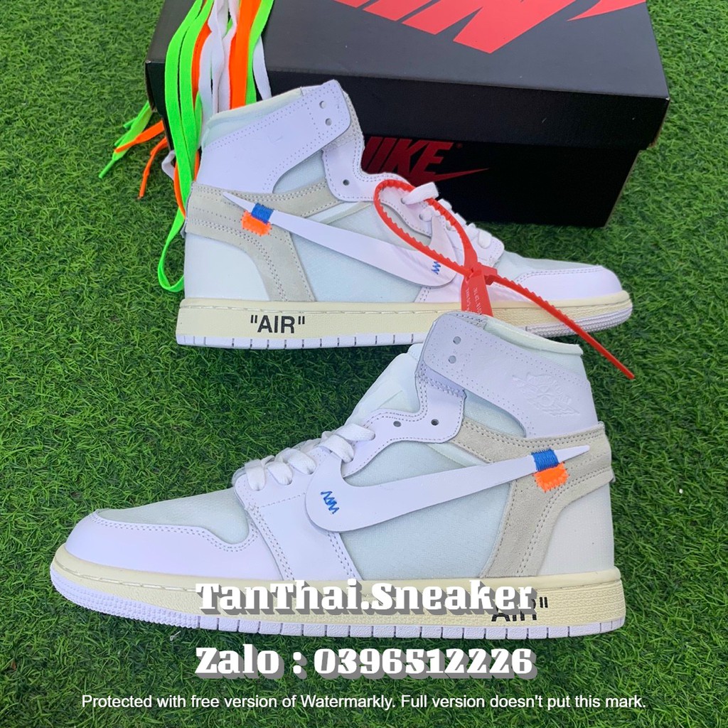 Giầy thể thao jordan 1 off white chất cực đẹp chuẩn hàng 1:1 chất lượng (full box + free ship)