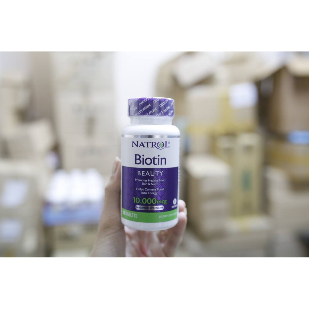 Thuốc uống Biotin kích thích mọc tóc và ngăn rụng tóc (Mẫu 2017)