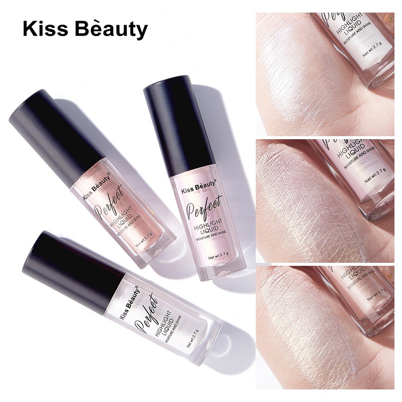 (Hàng Mới Về) Phấn Mắt Dạng Lỏng Ánh Ngọc Trai Lấp Lánh Không Thấm Nước Kiss Beauty