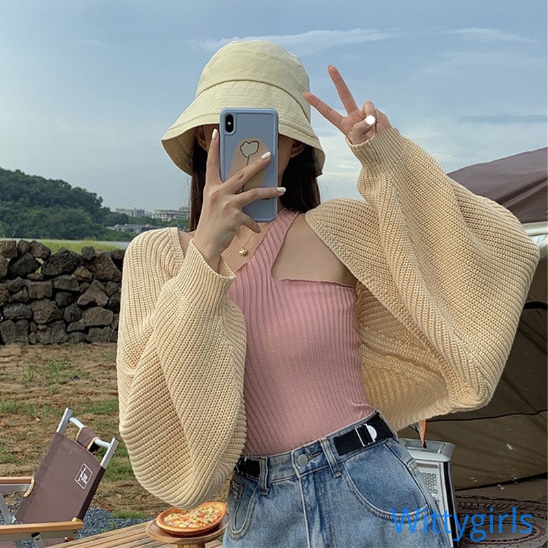 Áo Khoác Cardigan Dệt Kim Thiết Kế Hợp Thời Trang Cho Nữ