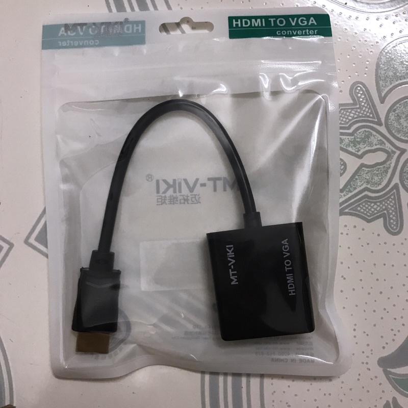 Cáp Chuyển Đổi Tín Hiệu HDMI Sang VGA Dài 20Cm ,HDMI to VGA,Dây Máy Chiếu Laptop PC