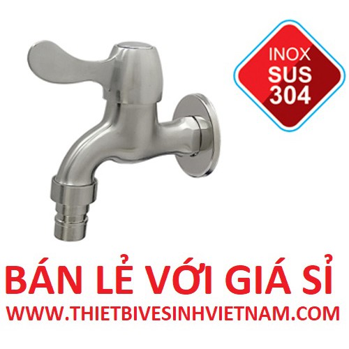 Vòi hồ có mỏ, vòi sân vườn, vòi máy giặt inox304 không gỉ