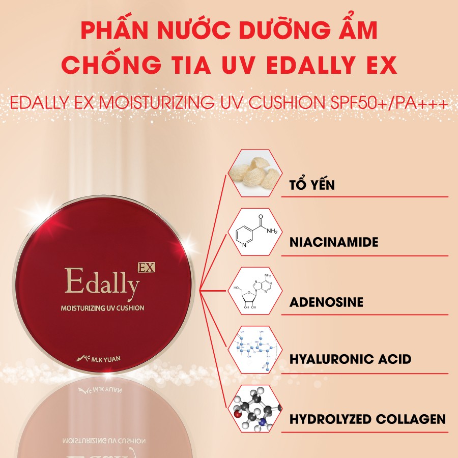 Phấn nước dưỡng ẩm chống tia UV Edally | BigBuy360 - bigbuy360.vn