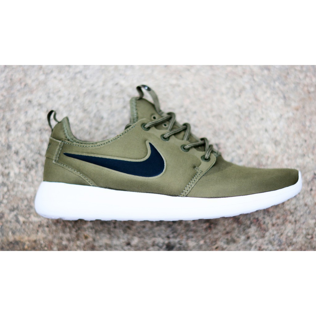 Giày Thể Thao Nike Roshe Two V1 Màu Xanh Quân Đội Thích Hợp Chạy Bộ