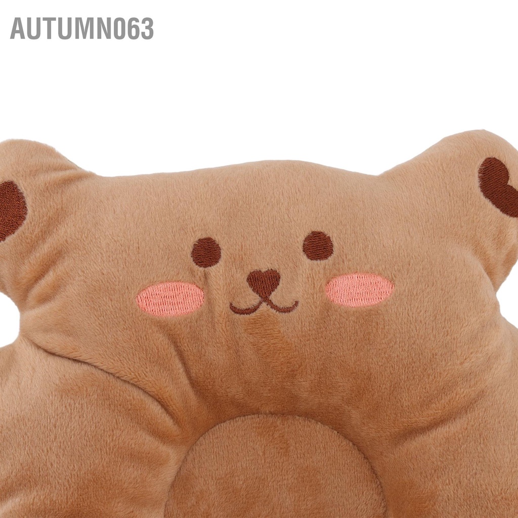 Autumn063 Gối định hình đầu trẻ em mềm mại thoáng khí Phòng ngừa hội chứng bằng cho sơ sinh từ 0 đến 1 tuổi