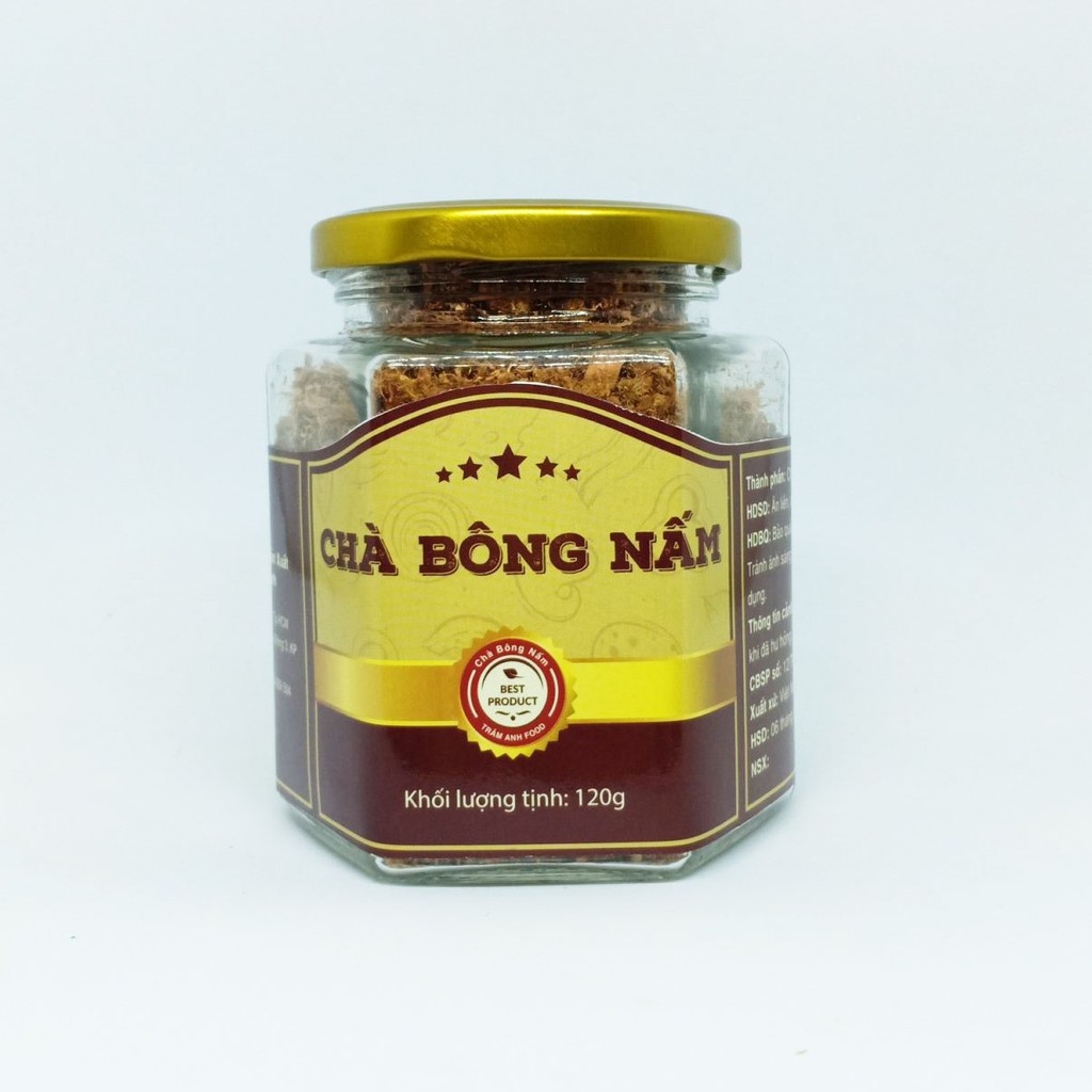 Chà Bông Nấm Hương 100% không chất bảo quản - Tram Anh Food - Chay mặn đều dùng được