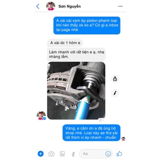 Vam ép piston phanh (dùng khí nén) Ép piston phanh ô tô