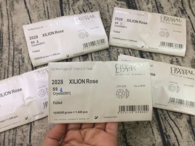 Đá đính móng Xilion rose 1440 viên