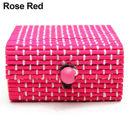 Hộp gỗ tre đựng trang sức