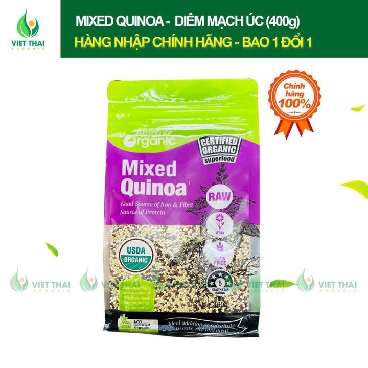 Diêm mạch Úc [FREESHIP] Hạt diêm mạch hỗn hợp ( 400GR )